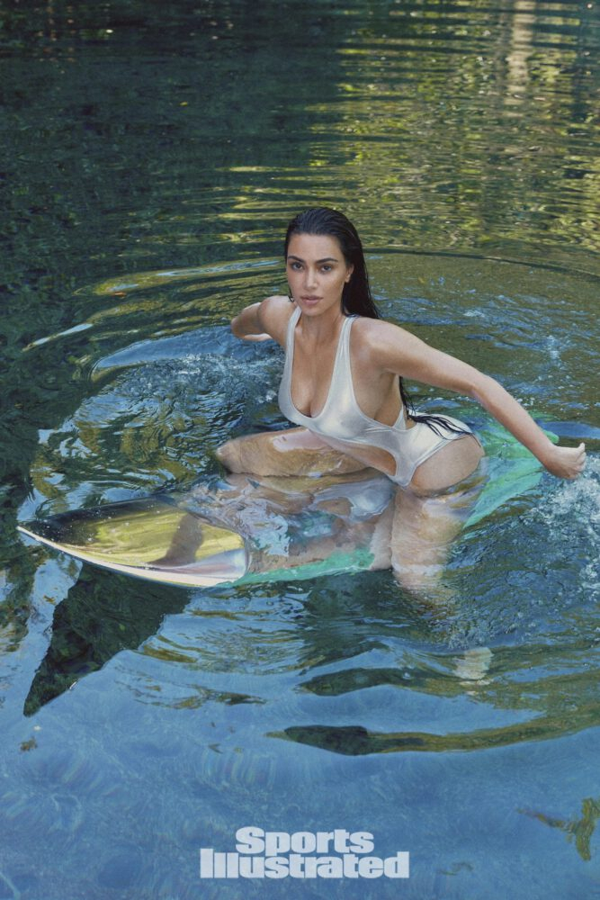 Kim Kardashian Sports Illustrated çekimlerinde