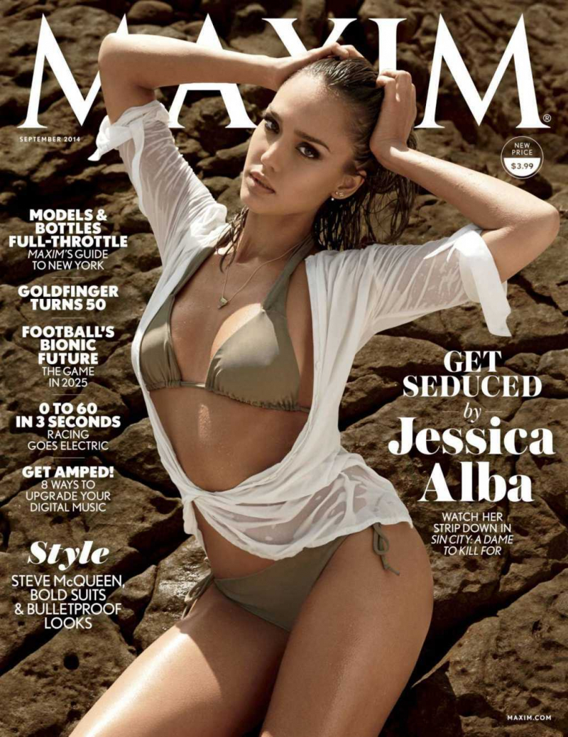 Jessica Alba Maxim Magazin çekimlerinde