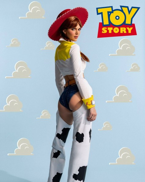 Kendall Jenner Toy Story çekimlerinde