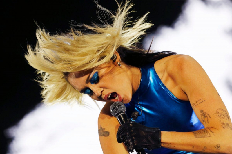 Miley Cyrus 'Lollapalooza Chile' etkinliğinde