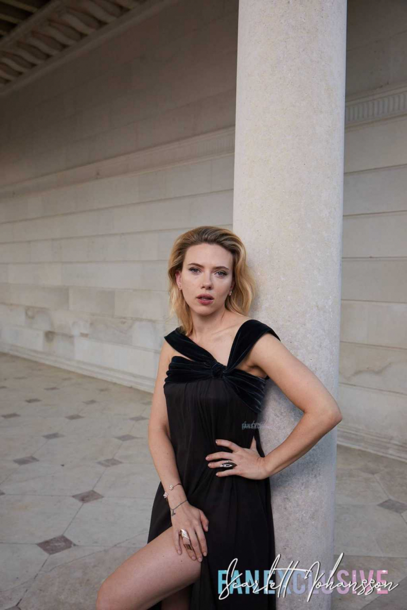 Scarlett Johansson The Hollywood Reporter çekimlerinde