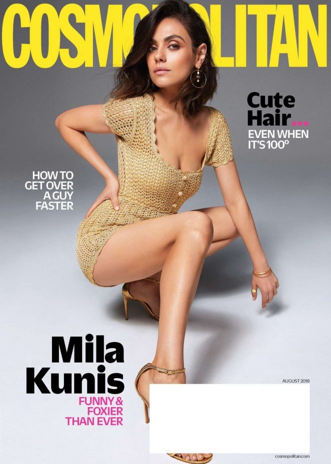 Mila Kunis Cosmopolitan çekimlerinde