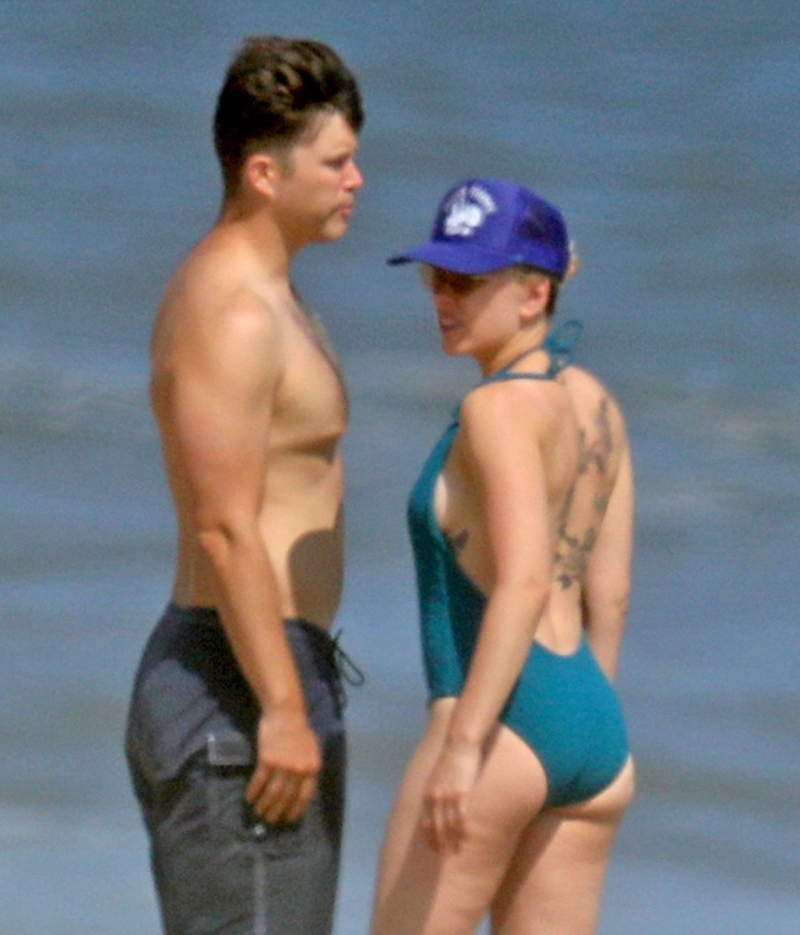 Scarlett Johansson  mayo ile Hamptons'da
