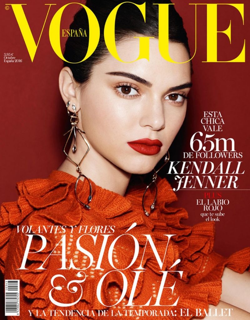 Kendall Jenner Vogue çekimlerinde