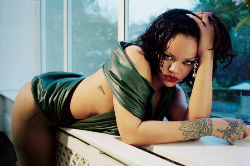 Rihanna Interview çekimlerinde