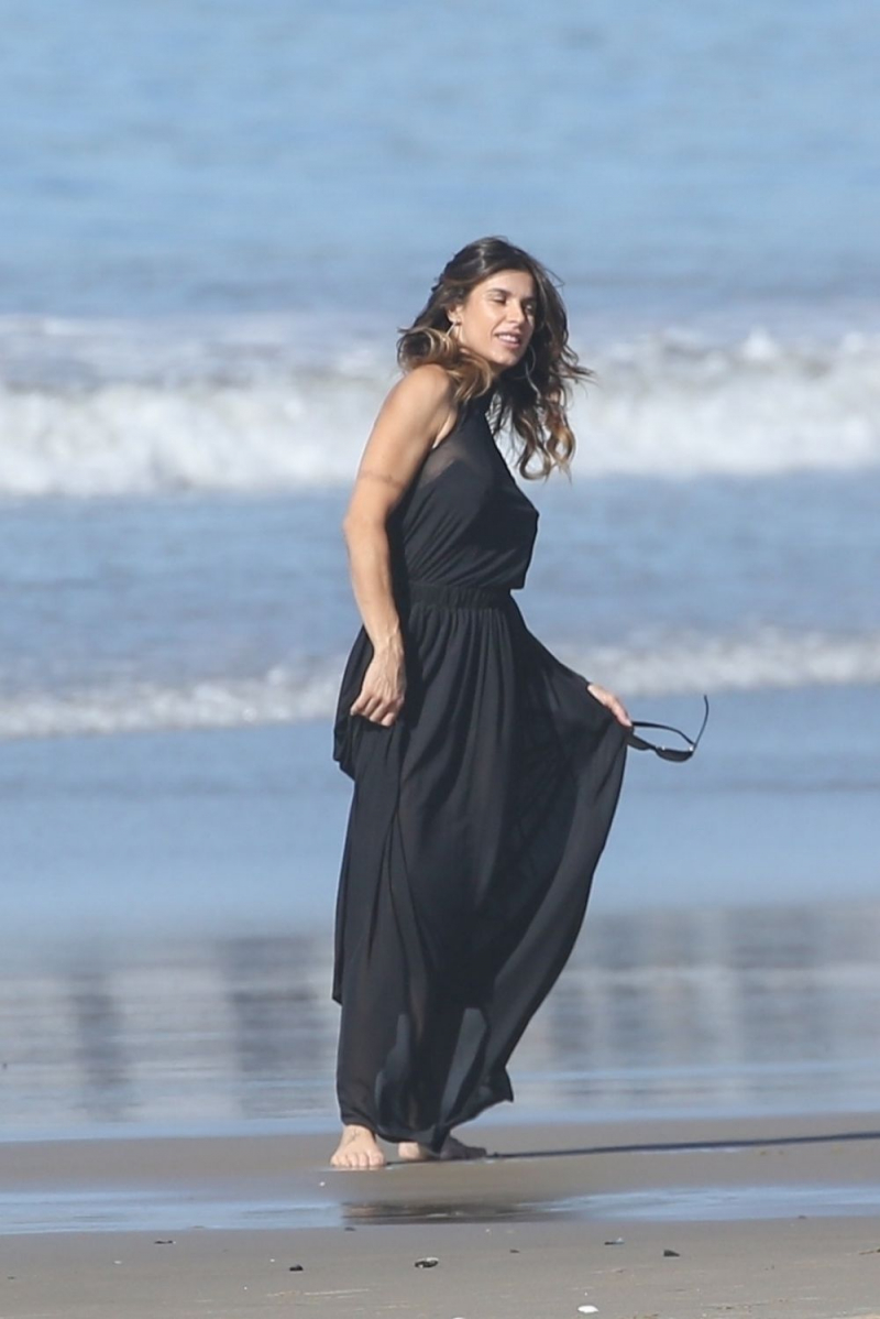 Elisabetta Canalis Santa Monica plajında