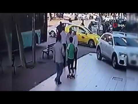 Patenci çocuğa saldıran otobüs şoförüne esnaf karşılık verdi | Video izle